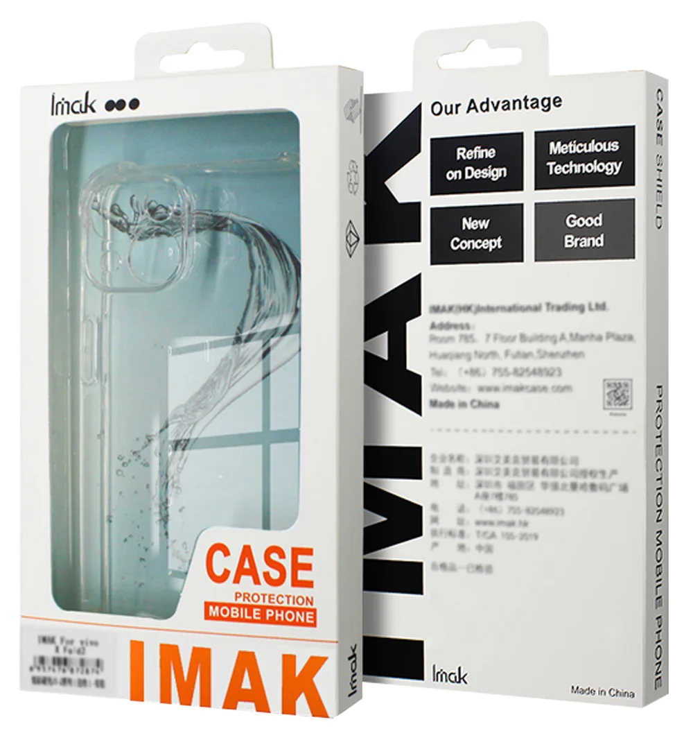 حافظة IMAK لهاتف Moto Edge 2025 5G غطاء ناعم مقاوم للصدمات