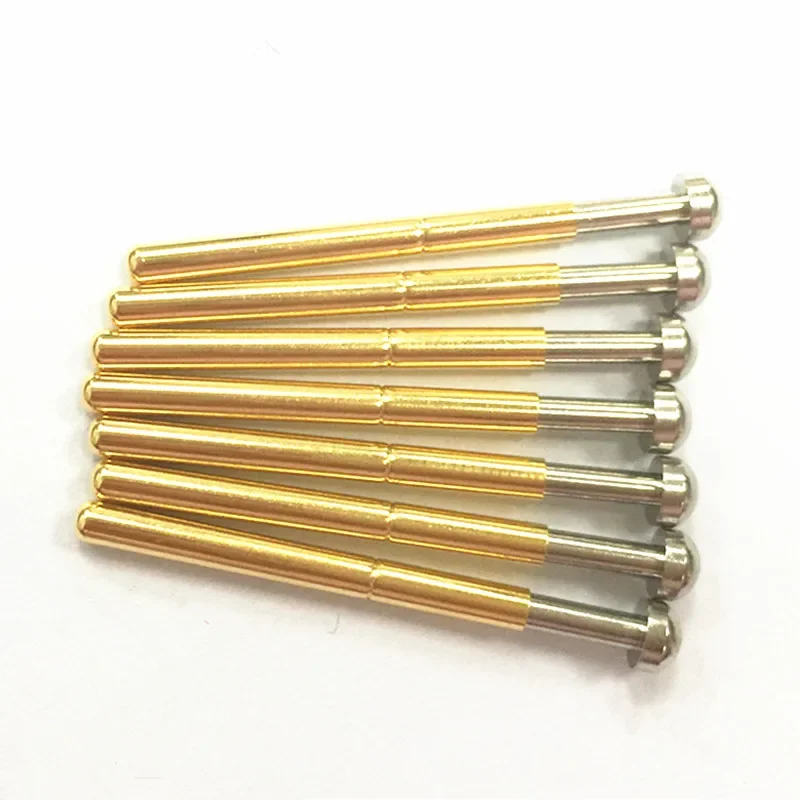 100 PCS P156-D2 Big Round Head Spring Test Probe Needle Tube Outer Diameter 2.36mm Length 34mm Pogo Pin