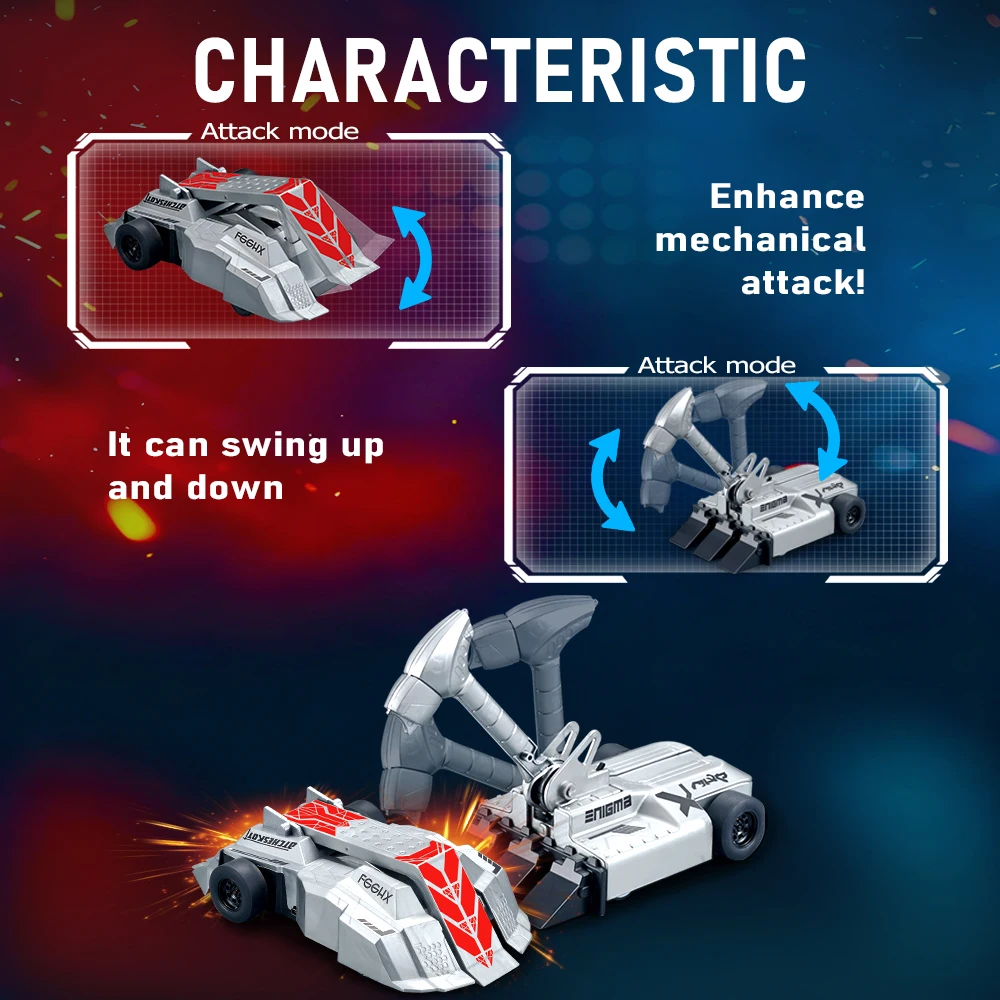 Zdalnie sterowane roboty bojowe, prezent na Boże Narodzenie i Nowy Rok dla dzieci, zestaw zabawek bojowych RC 2.4GHz 4WD