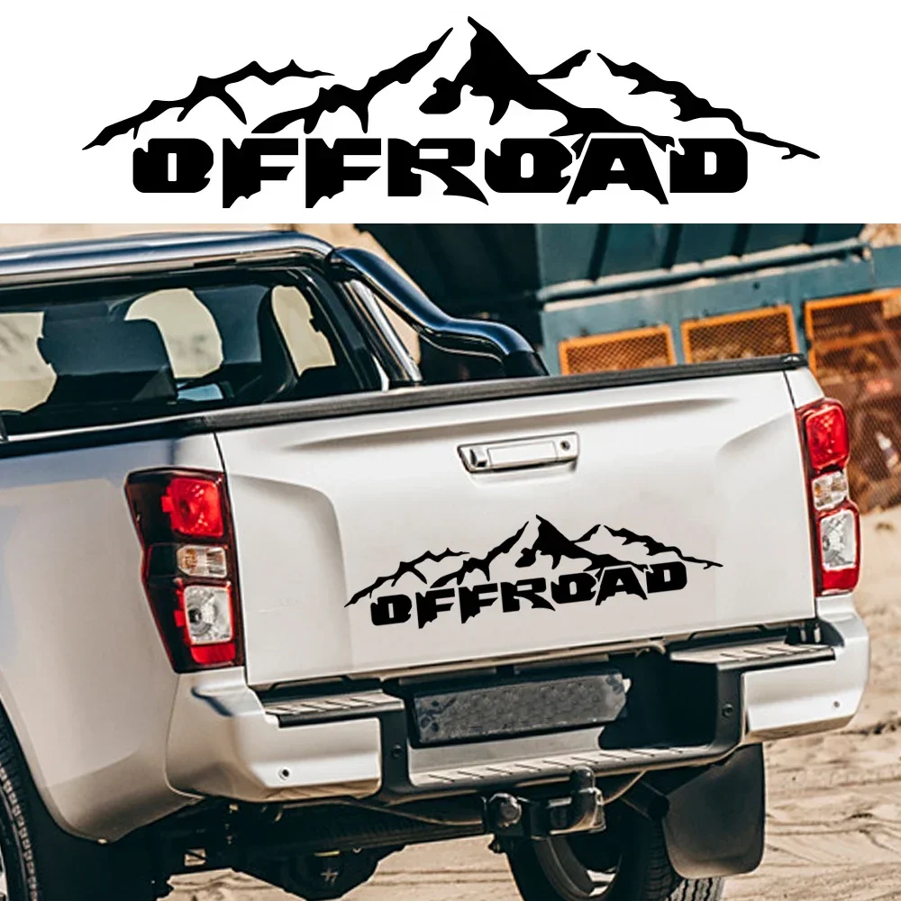 Off Road Car Sticker Truck Pickup Door Vinyl Decal DecorationAccessories For Isuzu Dmax Ford Ranger F150 Toyota Hilux GWM 4x4
