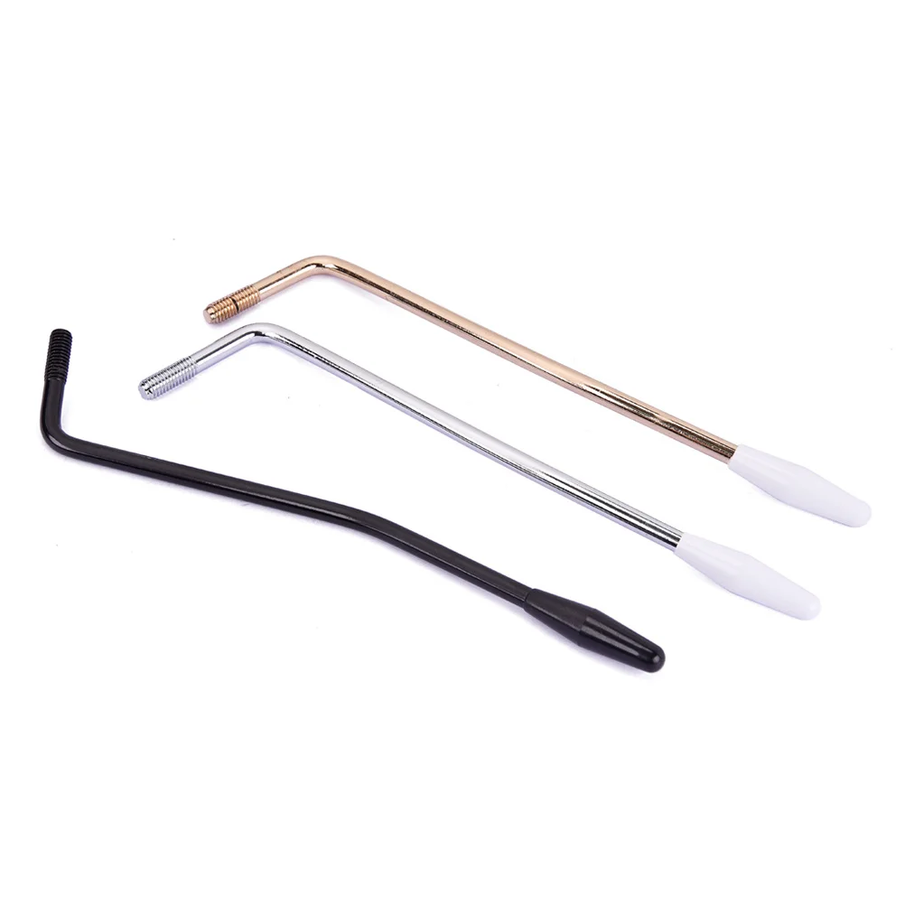 

3 pcs Electric Guitar Tremolo Bar 6Mm Arm Diameter Single Tremolo Bridge System Parts Whammy Lever For String Adjustment Guitar