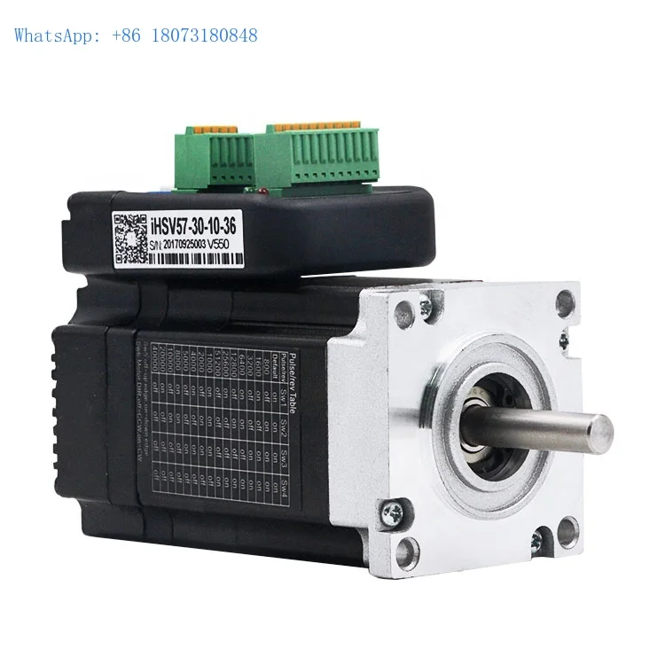 iHSV57-30-10-36 low voltage servo motor driver nema23 36vdc integrated motor with driver