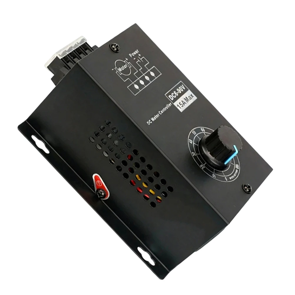Black DC Motor Controller 10000W Motor Regulator Motor Controller Voltage 6-90V for vapor Emission 105 Black DC - view 4