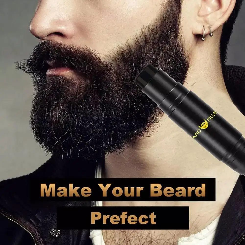 

Beard Filling Stick Repair Stamp Waterproof Beard Filler Pencil Moustache Enhancer Fill Pen For Men Accessories F9C1