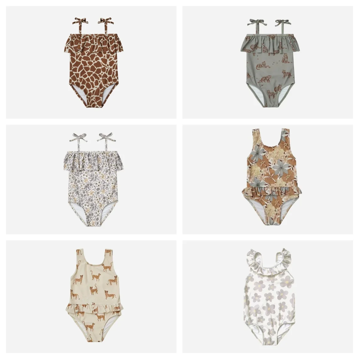 

2025 Baby Swimwear Toddler Girl Floral Swimming Suits Brand Designer Children Hawaii Bathing Suits Beach Vacation Clothes