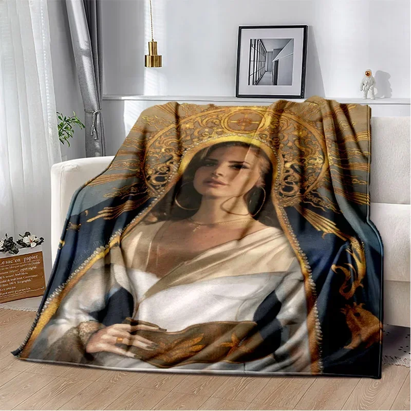 Lana Del Rey Singer Lizzy Grant HD Blanket,Soft Throw Blanket for Home Bedroom Bed Sofa Picnic Travel Office Cover Blanket Kids