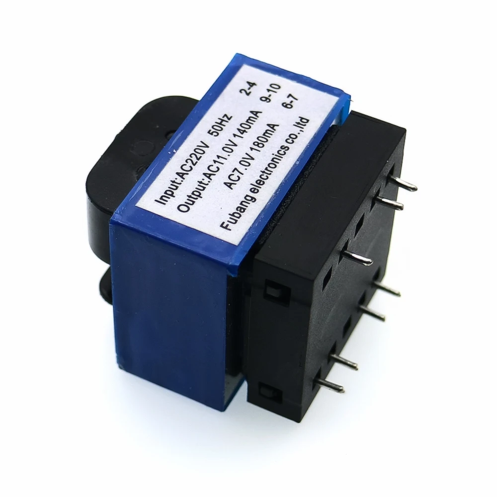 Hoge Kwaliteit Nieuwe Magnetron Transformator Ac 220V Tot 11V/7V 140ma/180ma 7-Pins PT-6329A Van Magnetron Onderdelen