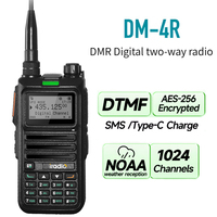 Iradio DM-UV4R DMR Digital Analog Walkie Talkie AES256 Encryption SMS Dual Mode Dual Time Slot FM Radio