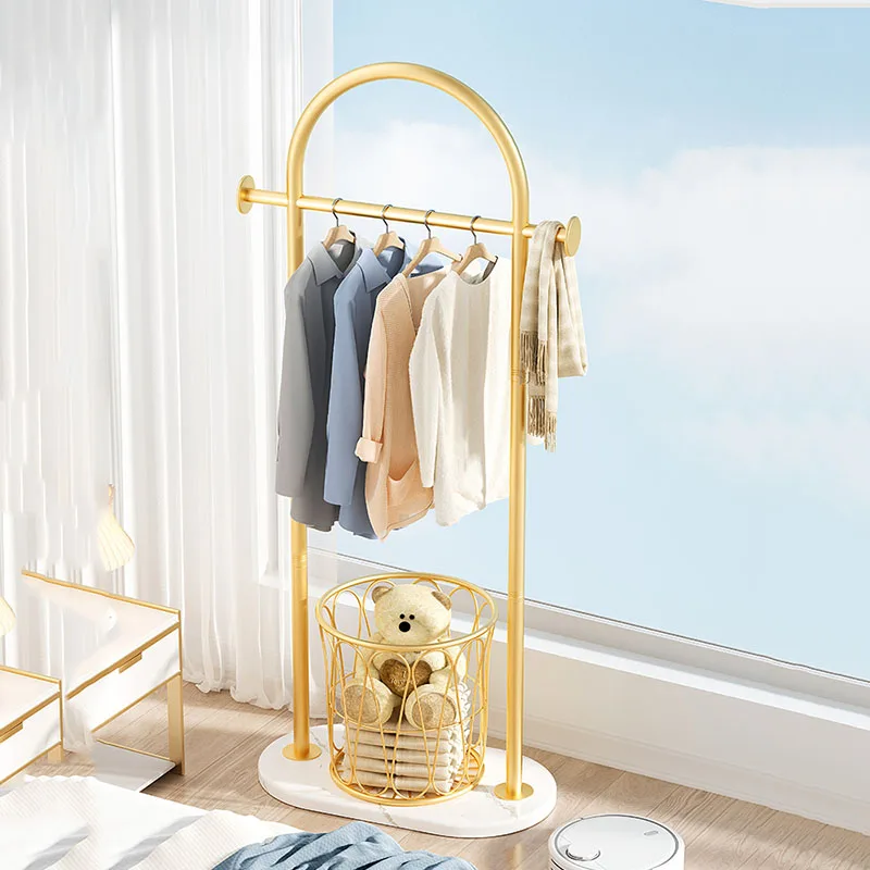 

Balcony Detachable Clothes Rack Golden Bedroom Entrance Nordic Clothes Stand Modern Hallway Burro Ropa Perchero Home Eccessories