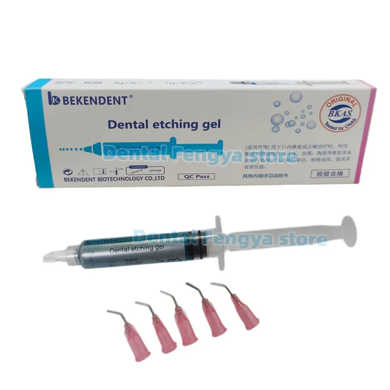 7g/Syringe Dental Etching Gel 37% Phosphoric Acid Etchant Gel For Orthodontic Brackets Dental Restoration Dentist Clinical Use