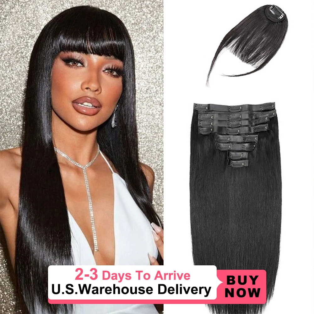 

16A Bone Straight Clip Ins Наращивание человеческих волос 30 дюймов Бразильские натуральные человеческие волосы Remy 140 г 10 шт./компл. Полная голова для женщин