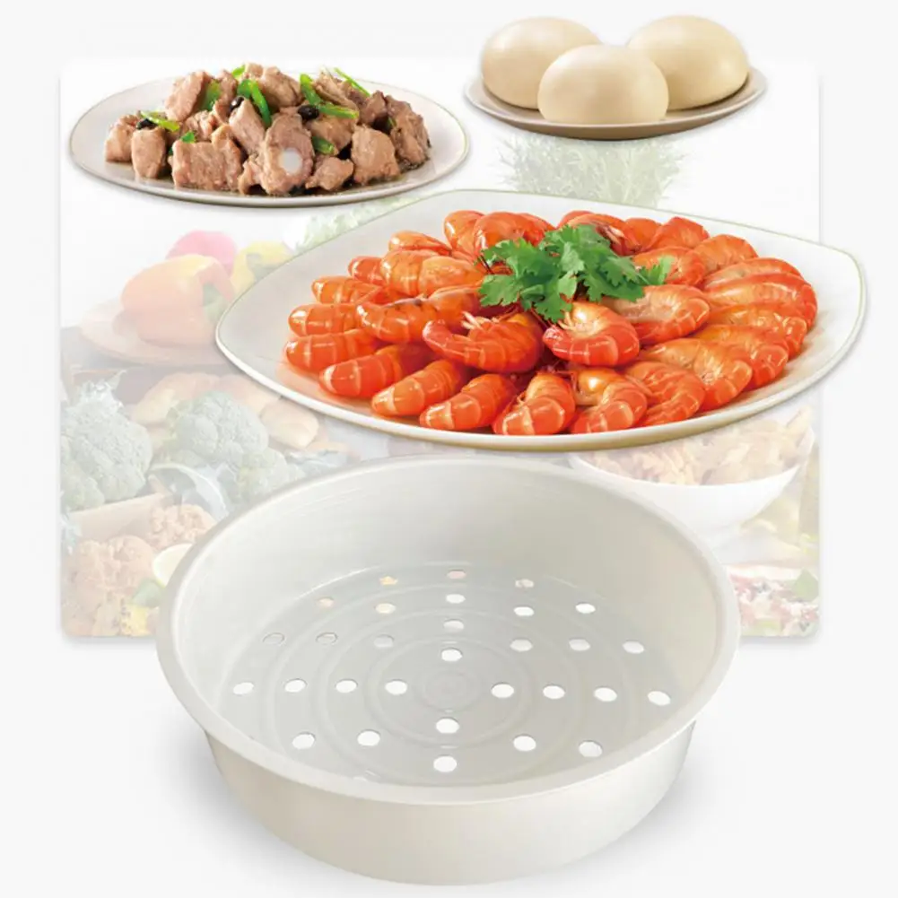 3L/5L Steamer Basket Food Grade Drain Steamer Round Steaming Rack Durable Kitchen Steam Stand Cookware for Pot Rice Cooker