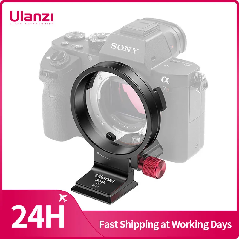 Ulanzi S-63 obrotowa płyta montażowa poziomo-pionowa Arca zestaw do Sony A7 III/A7R V/A7 IV/A7S III/A7R IV lustrzanka cyfrowa