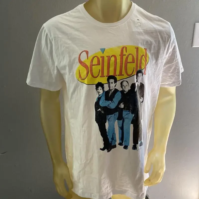 Seinfeld Television Series White T Shirt Men Äôs Size XL
