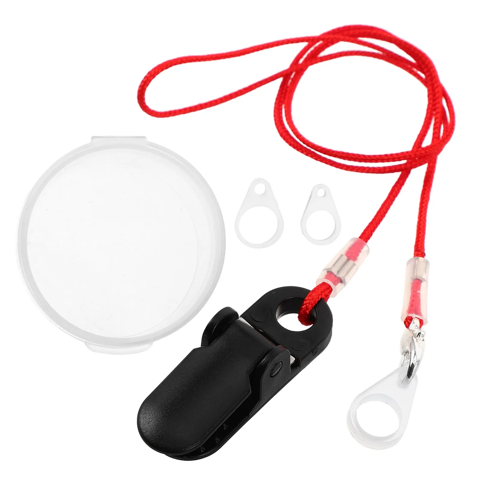 Hearing Amplifier Security Lanyard Adjustable Anti-Loss Safety Cord with Retention Clip Comfortable Lightweight Design for All