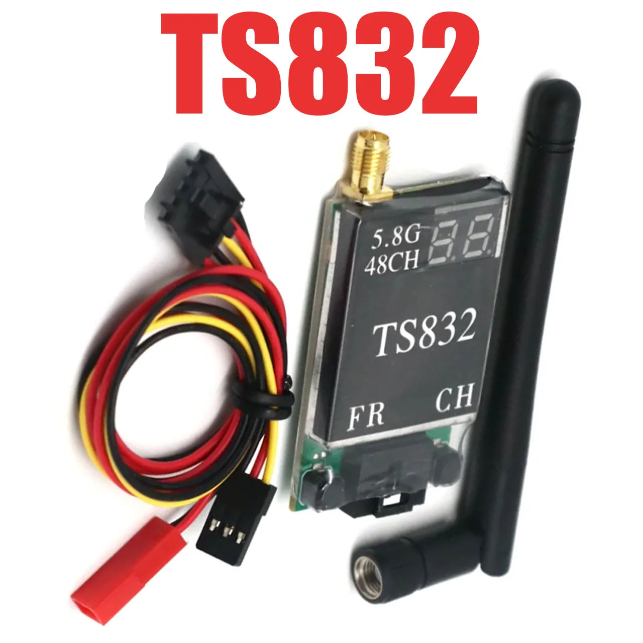

TS832 48CH 5.8G 600mw 5km Wireless AV Transmitter Receiver for FPV Multicopter RC Aircraft Quadcopter