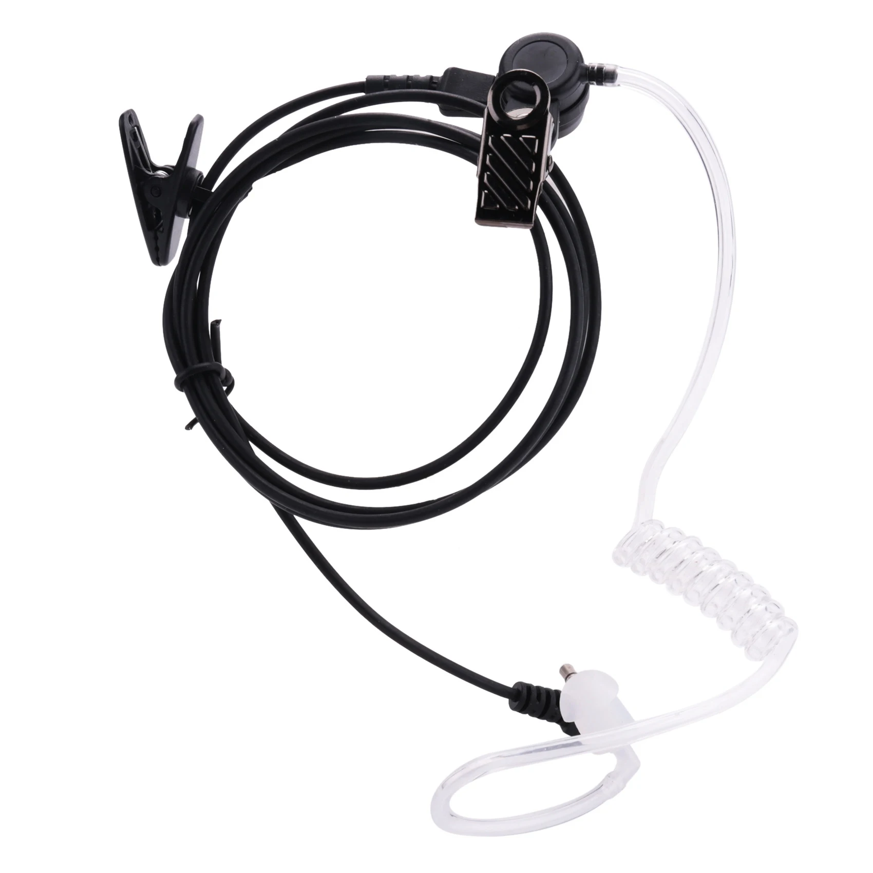 Straight Listen Only Transparent Flexible Acoustic Tube Earpiece 3.5mm Earphone headset Mono Jack for Walkie-talkie HOT