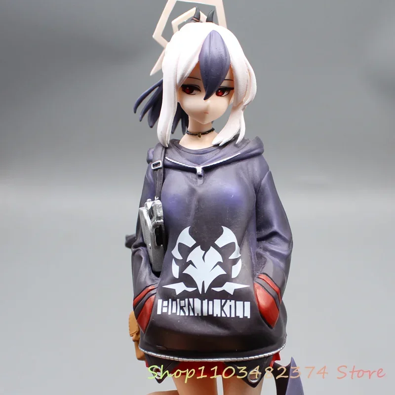 Juegos de juguete archivo azul figura Kayoko Sudadera con capucha figura Kayoko Onikata figura hermosa chica estatuilla Anime colección de PVC