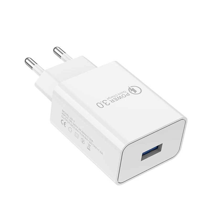 QC3.0 Quick USB Charger for iPhone 6 7 8 14 Plus X XR XS 11 12 13 Pro Max iPad mini 2 3 4 Air 2 Fast Charging Travel USB Charger