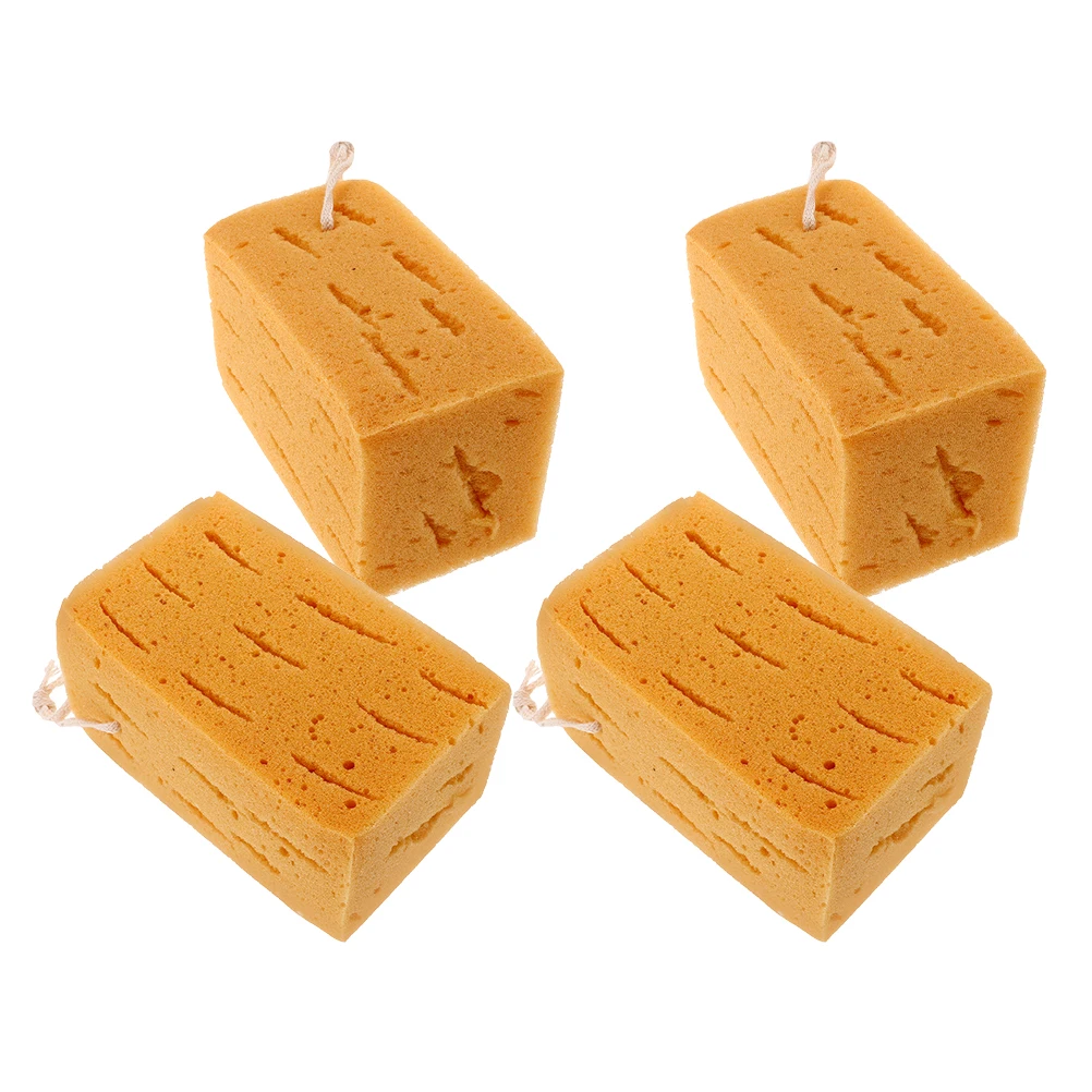 

4 pcs Car Wash Sponge High Density Coral Foam Large Surface Area Cleaning Tools for Cars Washing Accessories