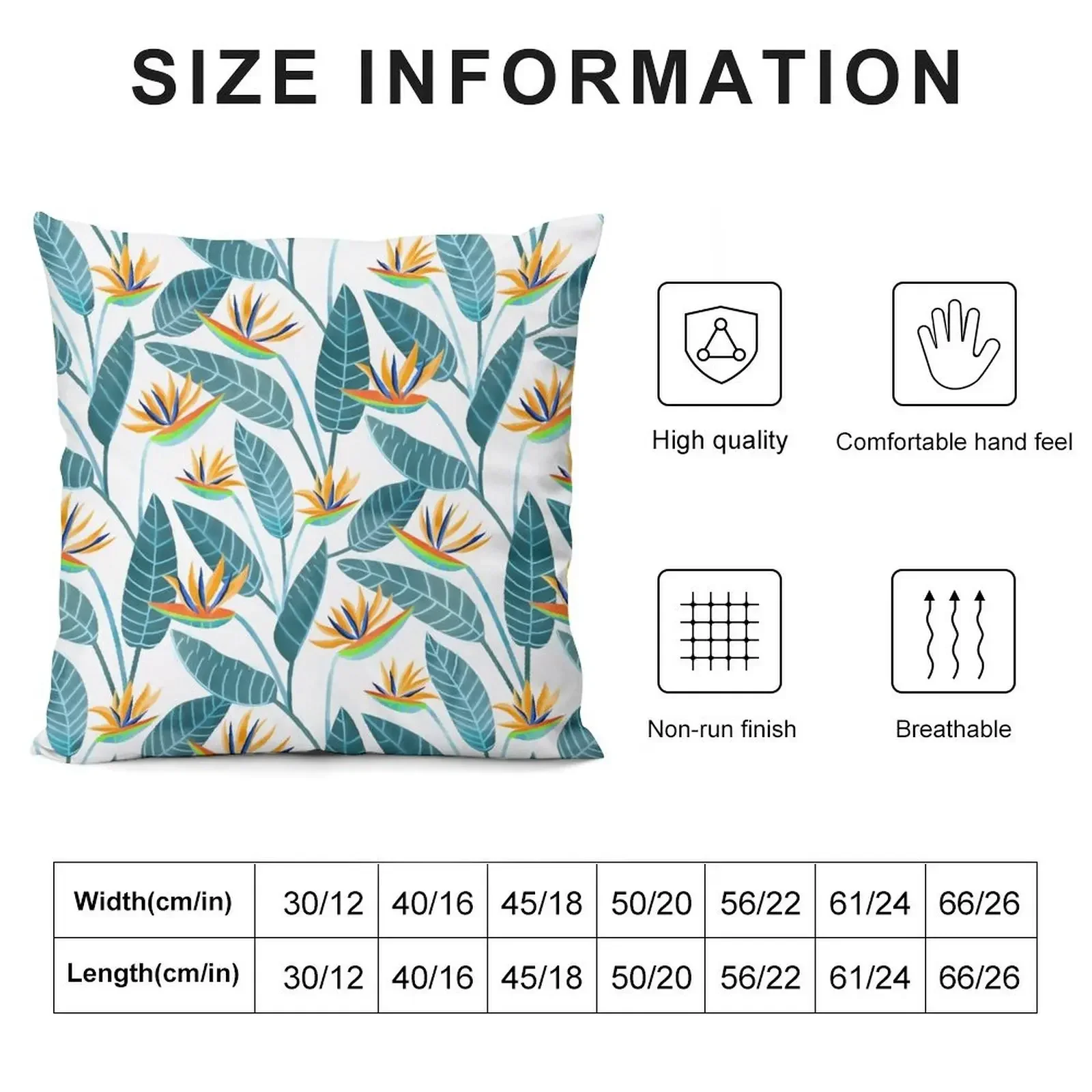 Strelitzia Flowers - White Throw Pillow Pillow Covers Decorative New year Cushions For Sofa Pillowcase Cushion pillow