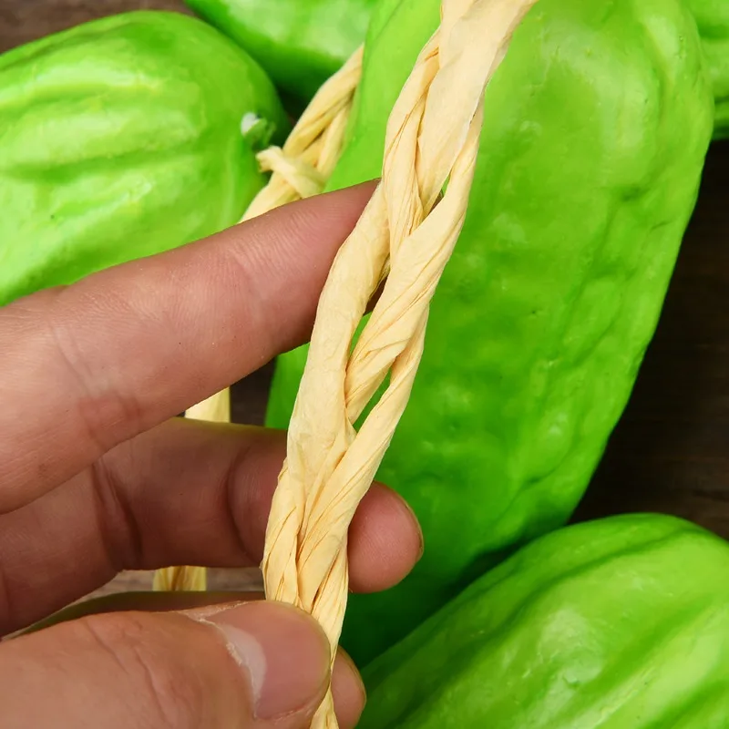 5Pcs simulation vegetable props pendant agritainment vegetable fruit sculpture hanging string potato plant kindergarten window