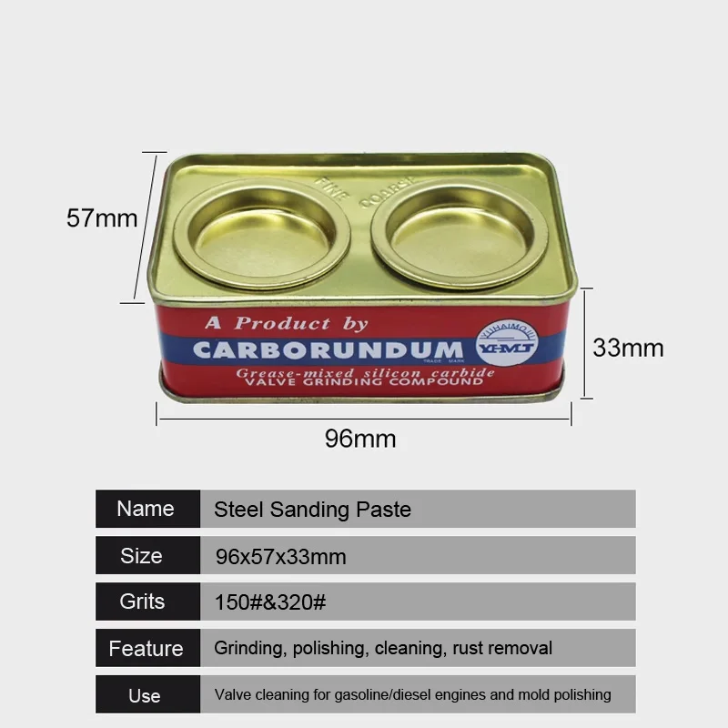 1 قطعة 277 الرمال طحن لصق صندوق فرك مجمع دراجة نارية سيارة البنزين محرك Teel الرمال لصق أدوات تلميع