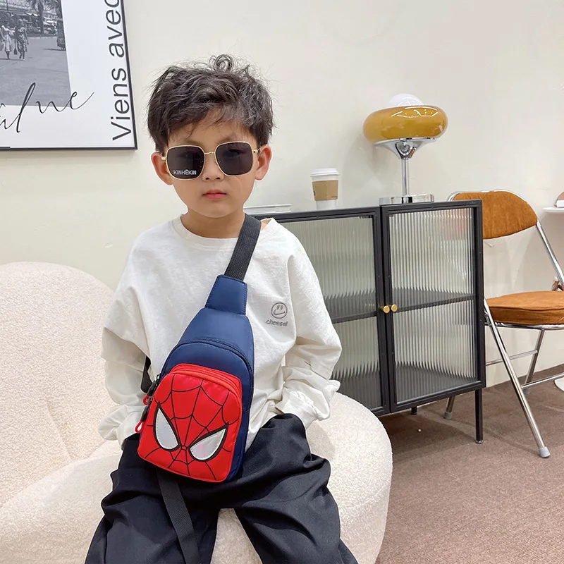 Boy's Handsome Chest Bag 2023 New Fashion Accessories Children Bag Boy Crossbody Bag Trendy Design Kids Bag Baby Shoulder Bag