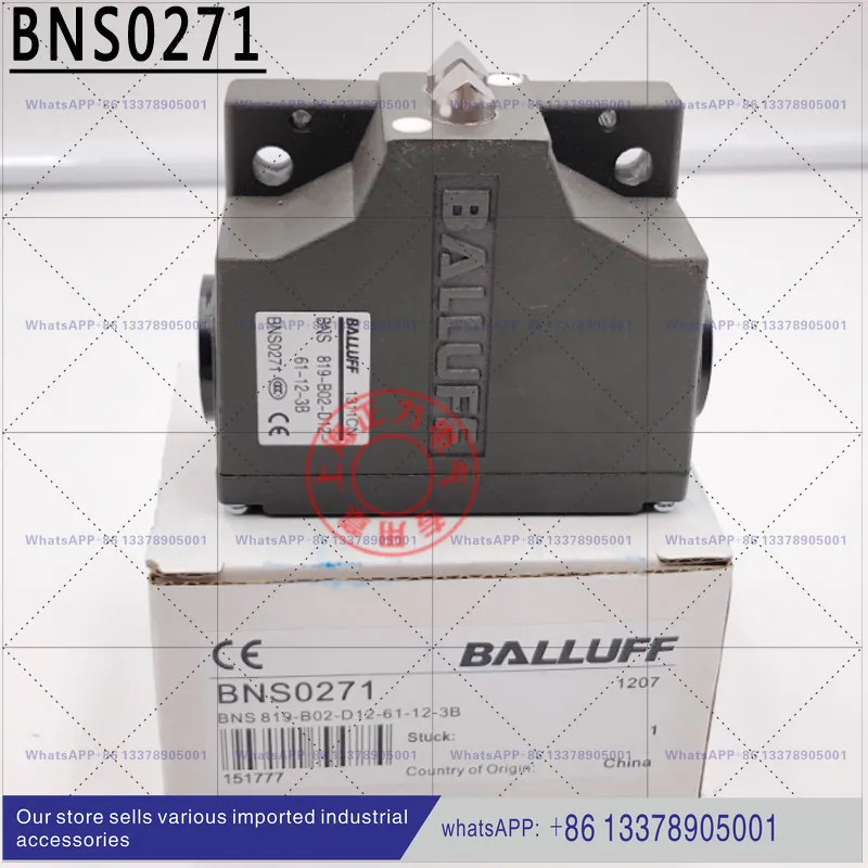 BALLUFF Stroke Switch BNS819-B02-D12-61-12-3Bpvc Duct