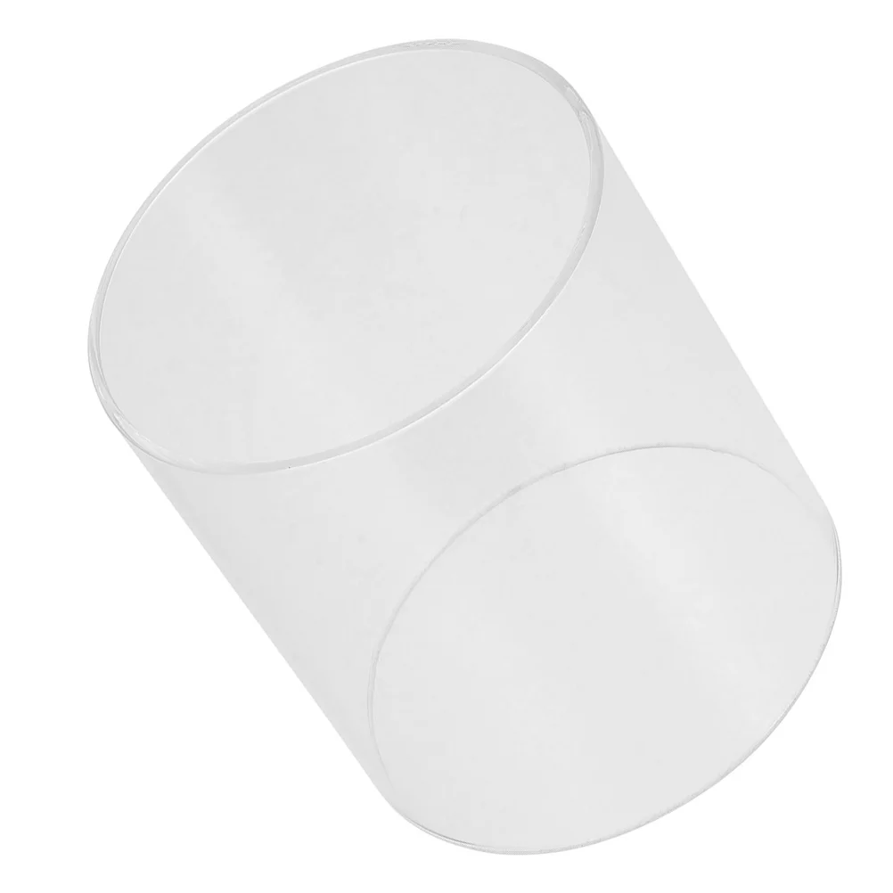 حامل شموع إعصار زجاجي أنبوب ظل مدخنة شفاف واقي حديث مقاوم للرياح لحفلات القطع المركزية المزخرفة بنفسك #3