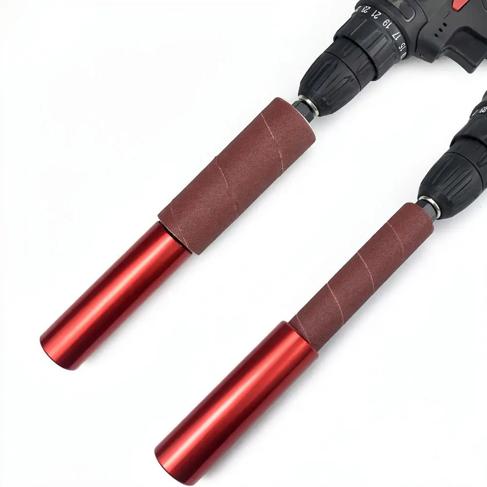 Drill Attachment For Polishing Sanding Rod Wood Metal Plastic Stone Surface Refinishing Electric Drill Grinder Tool