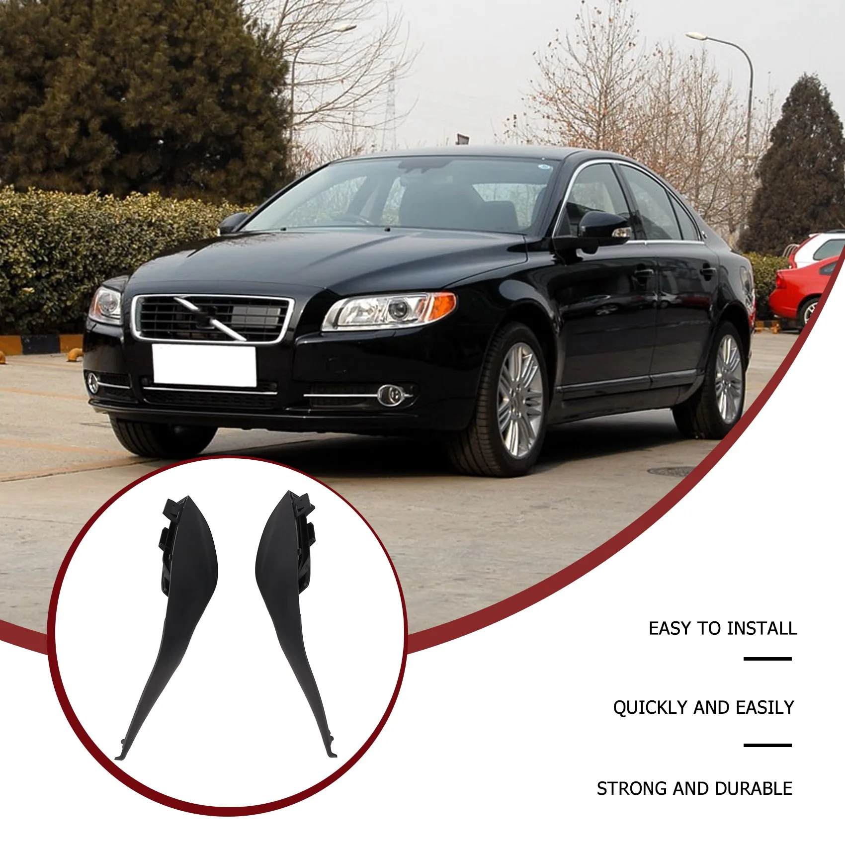 31218596 31218597   Voorkuippaneelafdekking Voorruitafvoerafdekking voor S80 (2007) V70 (2008) S80L