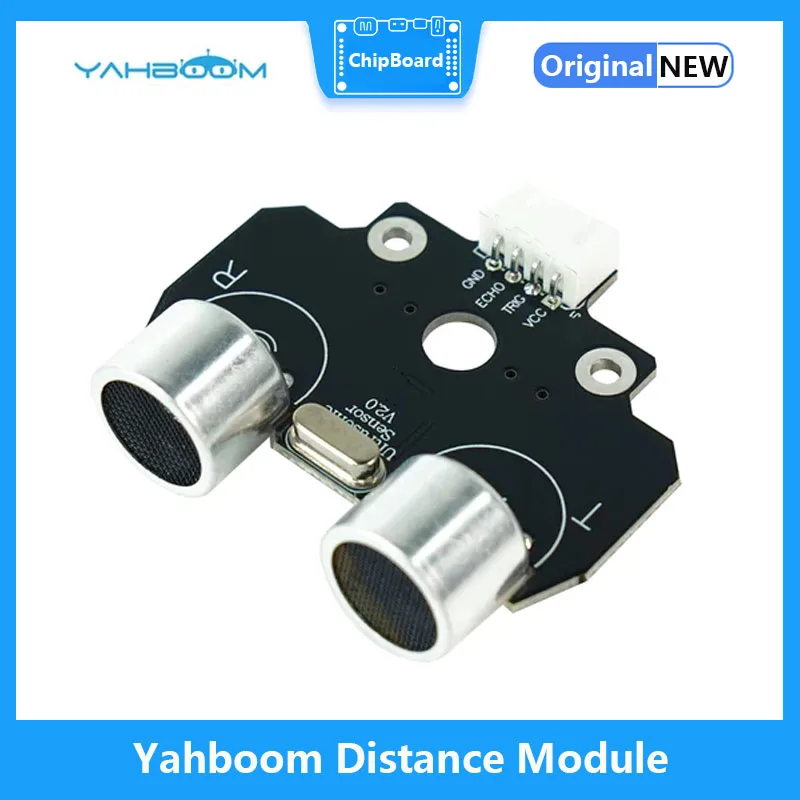 Yahboom horizontal Smart car robot ultrasonic sensor distance module avoidance super HC-SR04(XH2.54-4Pin port)