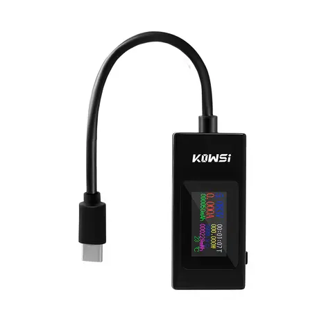 4-30V 0-6.5A 0-195W टाइप-सी टेस्टर रंगीन स्क्रीन डिजिटल एलसीडी डिस्प्ले यूएसबी करंट और वोल्टेज पावर टेस्टर द्विदिशात्मक टेस्टर 6 best sales वोल्टेज करंट डिस्प्ले - №5