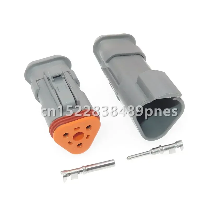3 Pole 1.6 Series DT04-3P-E008 DT04-3S-E008 Automobile Pump Truck Nozzle Wiring Harness Connector Female Male Socket