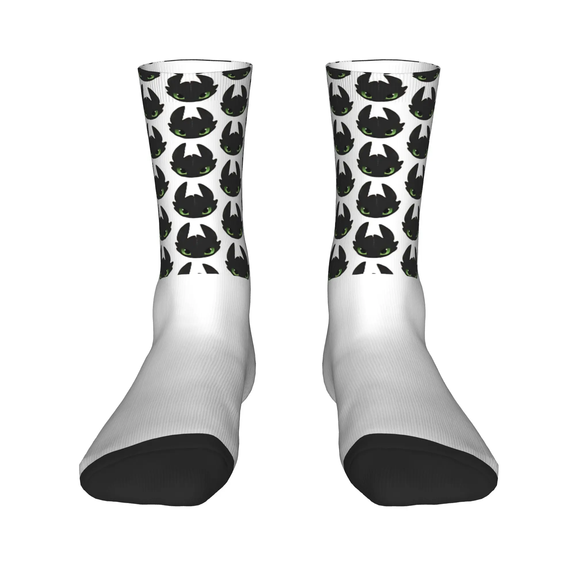 Dragon     Stockings t-Toothlesseed Design Casual Socks Autumn Anti Sweat Socks Couple Skateboard Warm Soft Socks