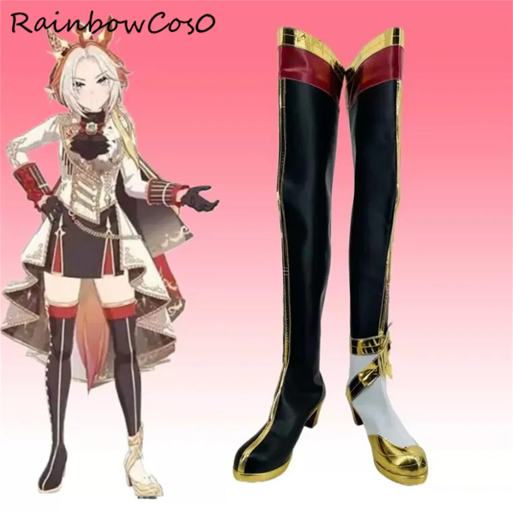 Orfevre Pretty Derby Umamusume Cosplay Shoes Boots Game Anime Party Halloween Christmas RainbowCos0 W4127