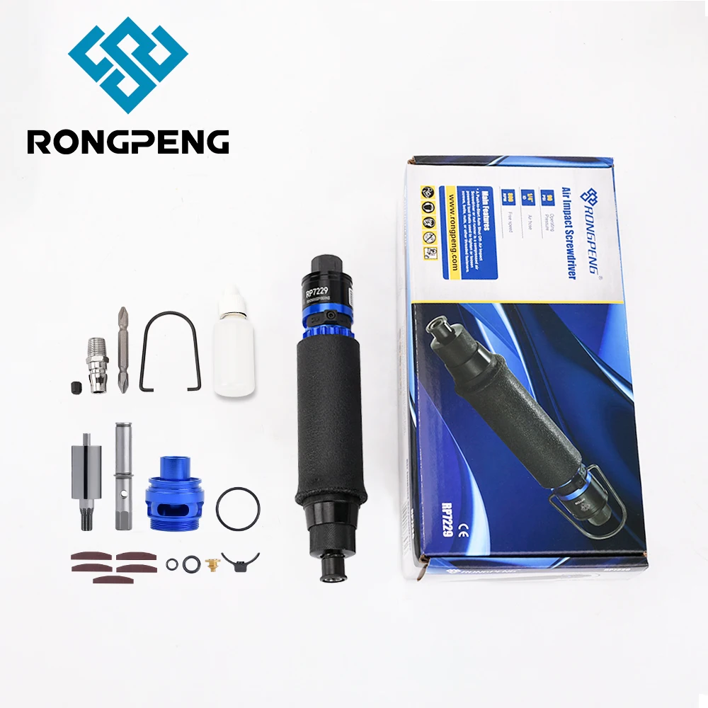 

RONGPENG Air Screwdriver Ultra Precision Screwdriver Pre-set Torque Half Auto Reversible Professional Pneumatic Screwdriver