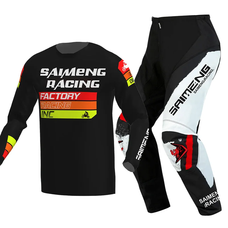 

Motochross gear set for children Dirt Bike racing suit boy girl Downhill Jersey Pant Kits Youth Children Motorcycle 4 5 6 7 8 9