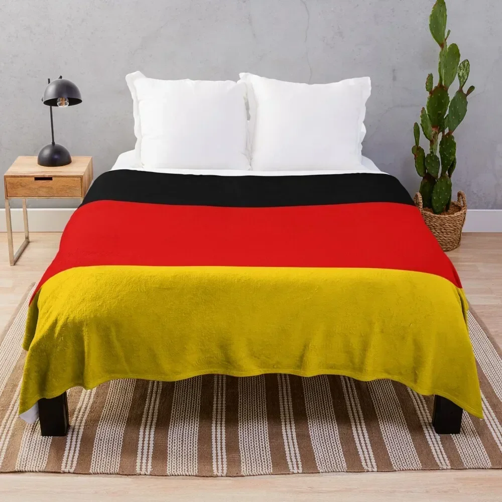 

Germany Weltmeisterschaft Fahne Duvet - Deutschland Flag Tagesdecke Throw Blanket Beautifuls Heavy Flannel Fabric Loose Blankets