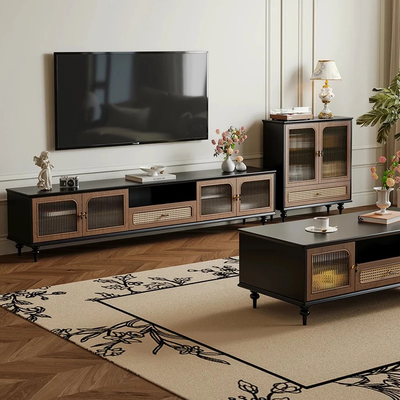 

Living Room Modern Tv Stands Movies Nordic Wood Minimalist Tv Table Aesthetic Designer Storage Muebles Para Tv Home Furniture