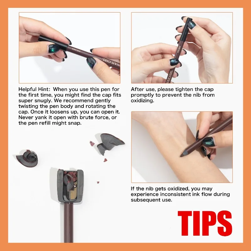 قلم تحديد عيون 7 ألوان مع مبراة قلم رصاص |   نسيج ناعم |   لمسة نهائية مطفية |    طويلة الأمد، مقاومة للماء، ومقاومة للتلطخ