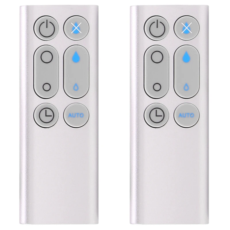 2X Replacement Remote Control For Dyson AM10 Humidifier Fan Air Purifier Fan Silver