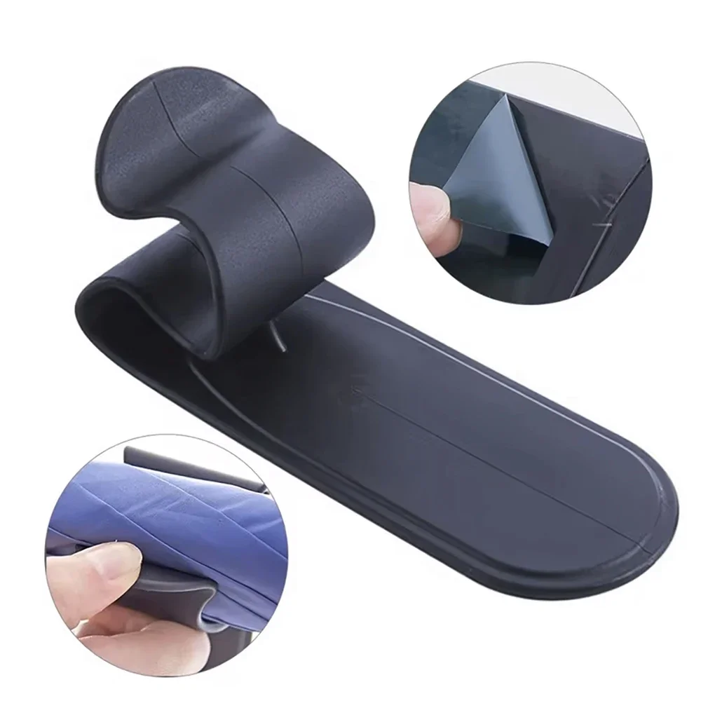 1/2pcs New Car Umbrella Holders Trunk Storage Organizer Hook Umbrella Mounting Bracket Interior Auto Accessories