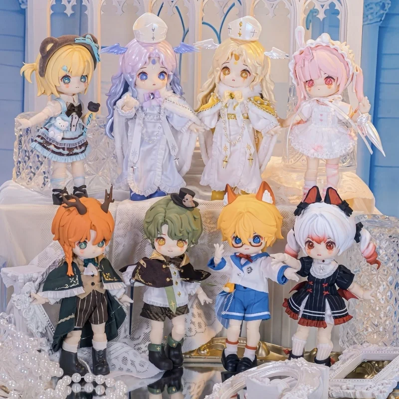 재고 있음 1/12 Bjd 정품 블라인드 박스 Beast'S 5 세대 판타지 레코드 시리즈 블라인드 박스 조인트 이동성 장난감 생일 선물