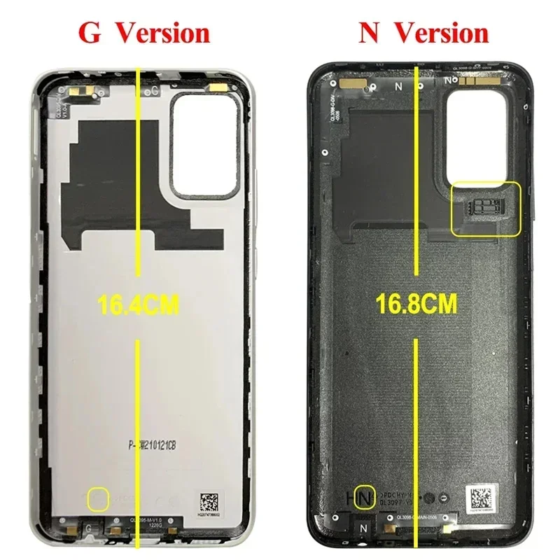 For Samsung Galaxy A02S M02S Battery Cover Back Panel Rear Housing European / US Version For Samsung A02S Battery Cover Replace