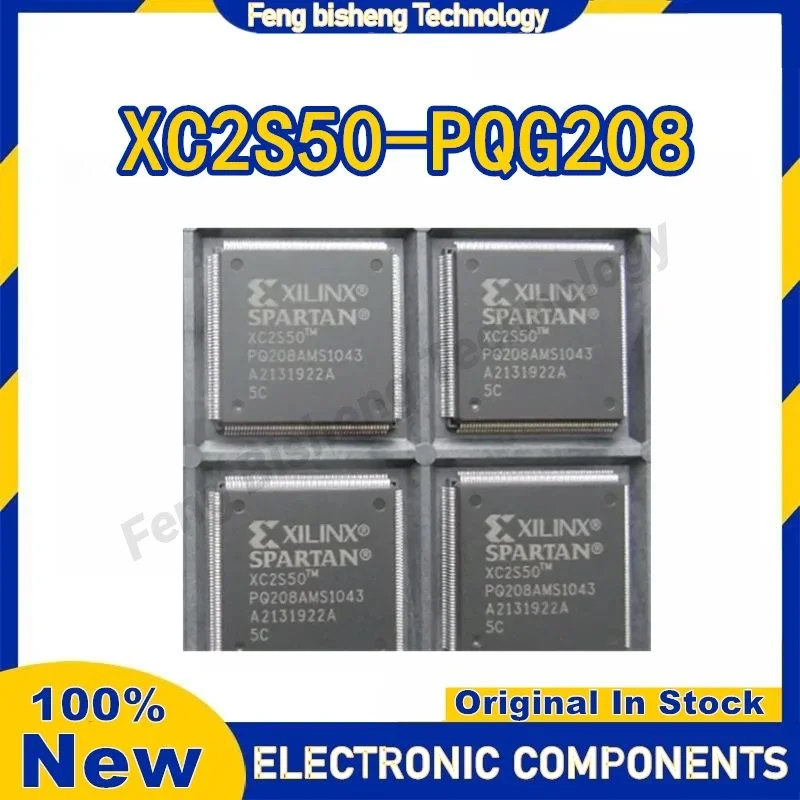 XC2S50 XC2S50-PQG208 XC2S50-5PQG208C QFP-208 IC Chip 100% Nieuwe Originele op voorraad