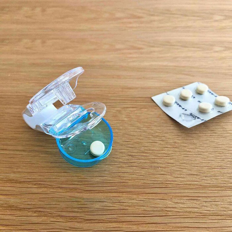 1pc Tragbare Pille Taker Entferner mit Medizin Box Haushalts Gadgets, Tabletten, Pillen Unterstützung Werkzeug Neue Design Pille Dispenser – Detail 4