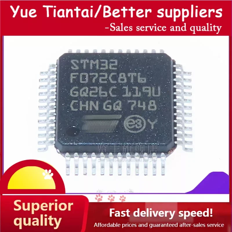 

(YTT)STM 32 f 072 c8 t 6 LQFP-48 ARM 32-битный микроконтроллер-микроконтроллер