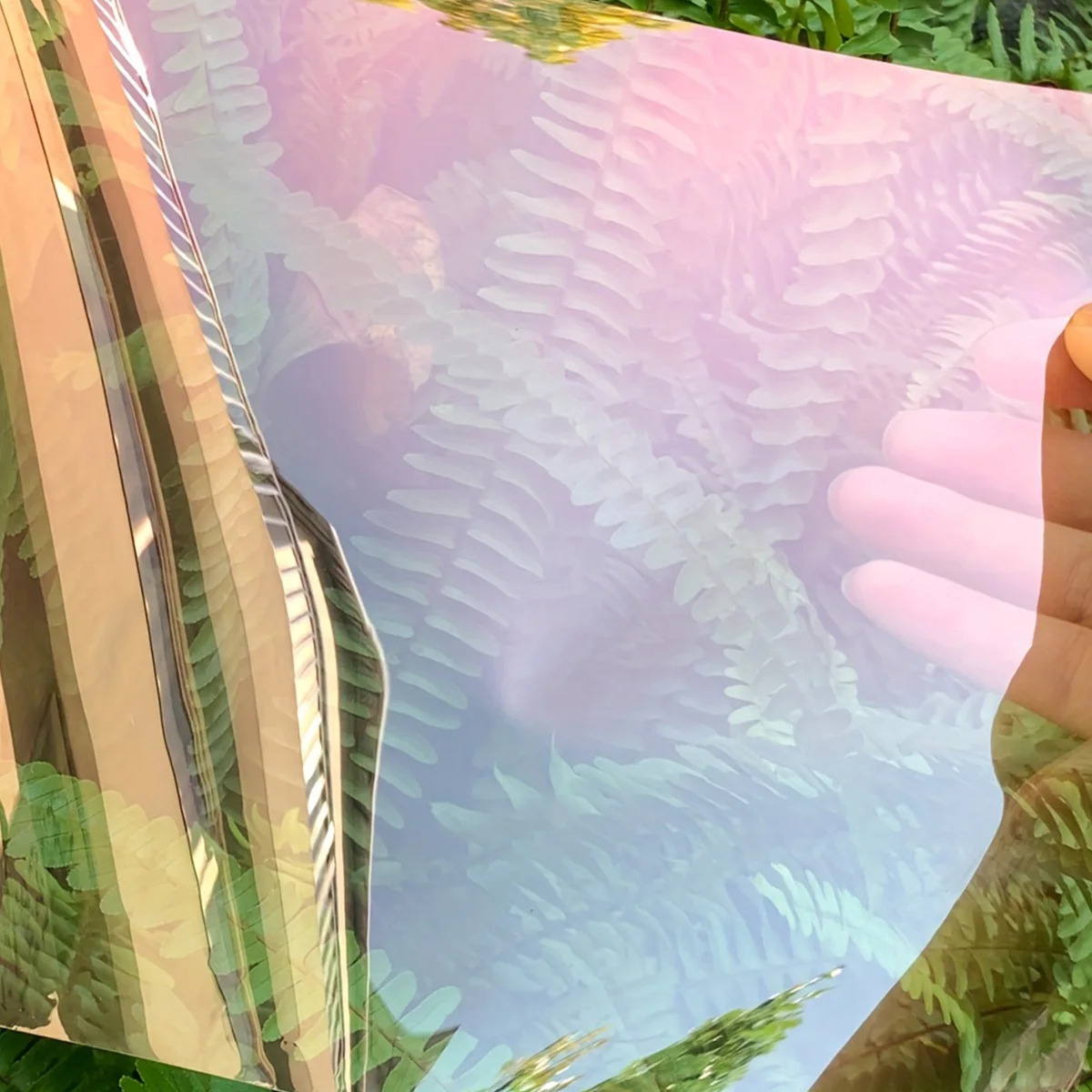 Ghost Rose Chameleon Car Front Rear Windshield Window Tint Film 78% VLT Solar Wrap Film Anti-UV Heat Insulation